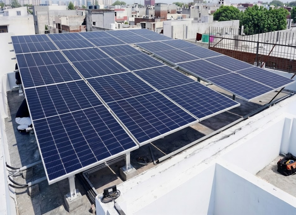 Housing society solar installation project